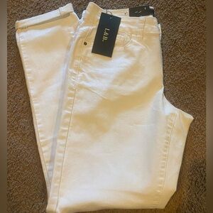 L&B White Jeans SZ8